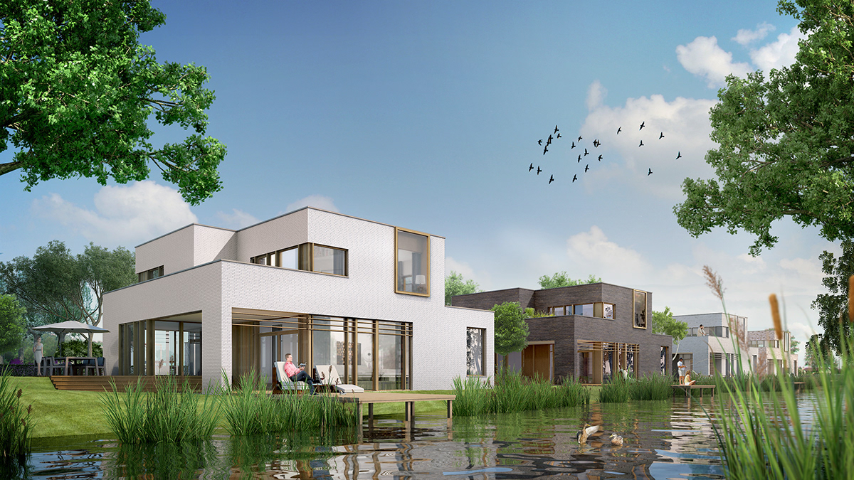 villa op maat wonen projectontwikkeling in ontwikkeling vdparchitecten vdp architecten groningen architecten