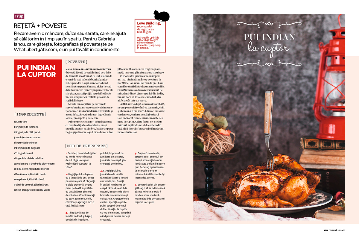 omnivor Decat o Revista editorial food photography food styling Editorial Food romanian magazine