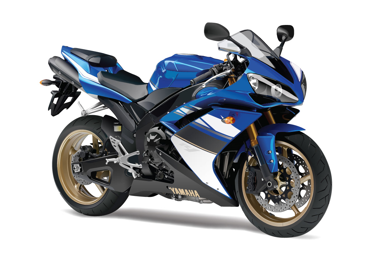 yamaha vector blue White detail Realism realistic