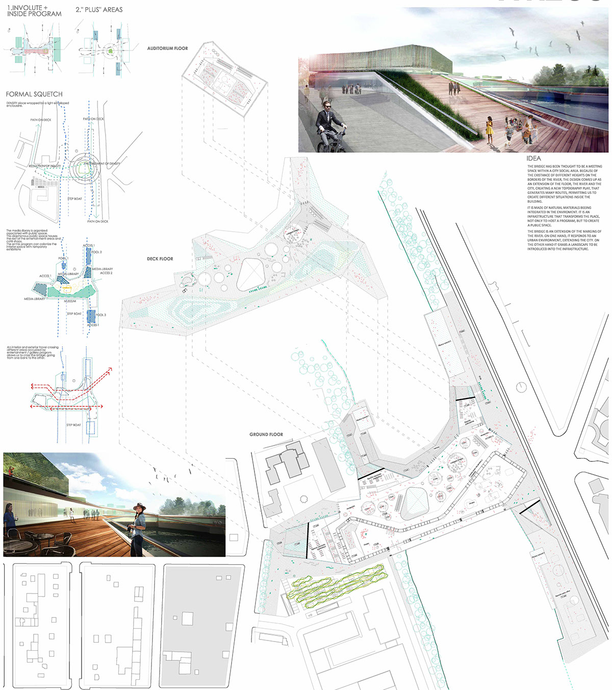 arquitecture  river  sevilla  future  competition  concurso  Arquitectura  proyecto  diseño