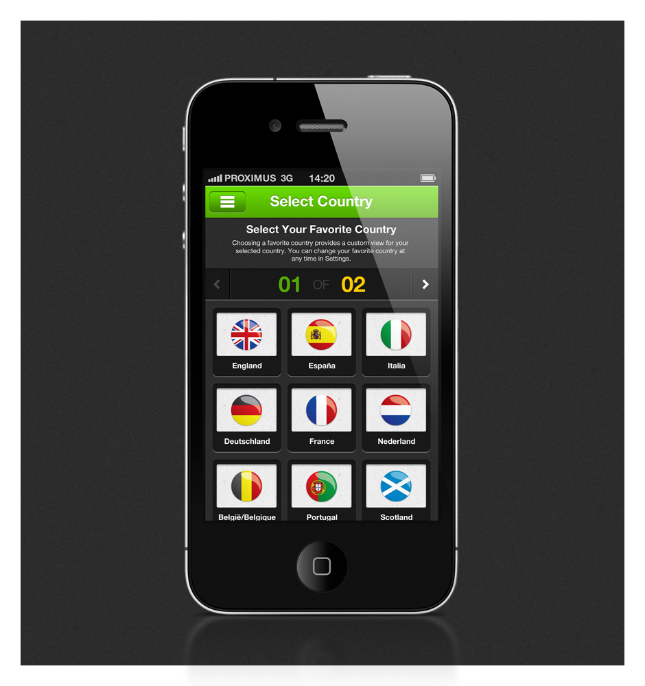 iphone visual design antwerp Jeroen Sedelaar mobile