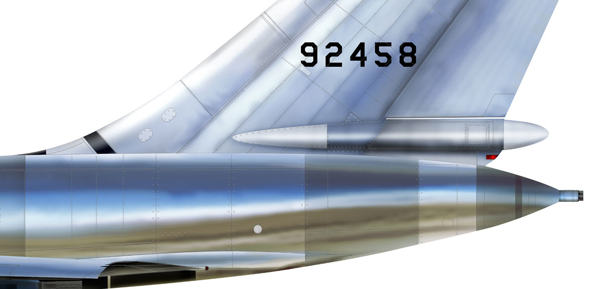 aircraft profile B-58 Hustler bomber USAF