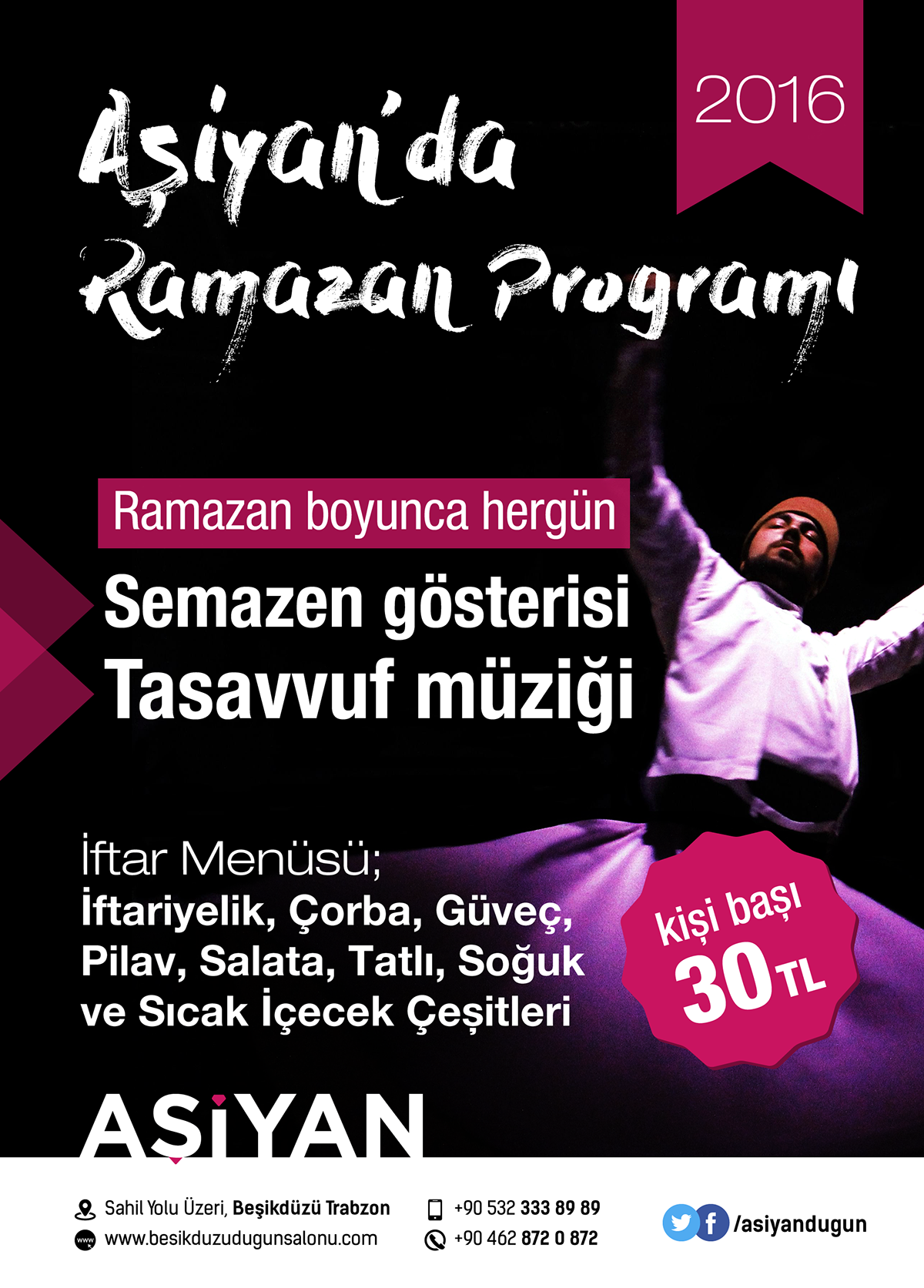 ramadan iftar Turkey trabzon islam turkish culture Poster Design billboard design