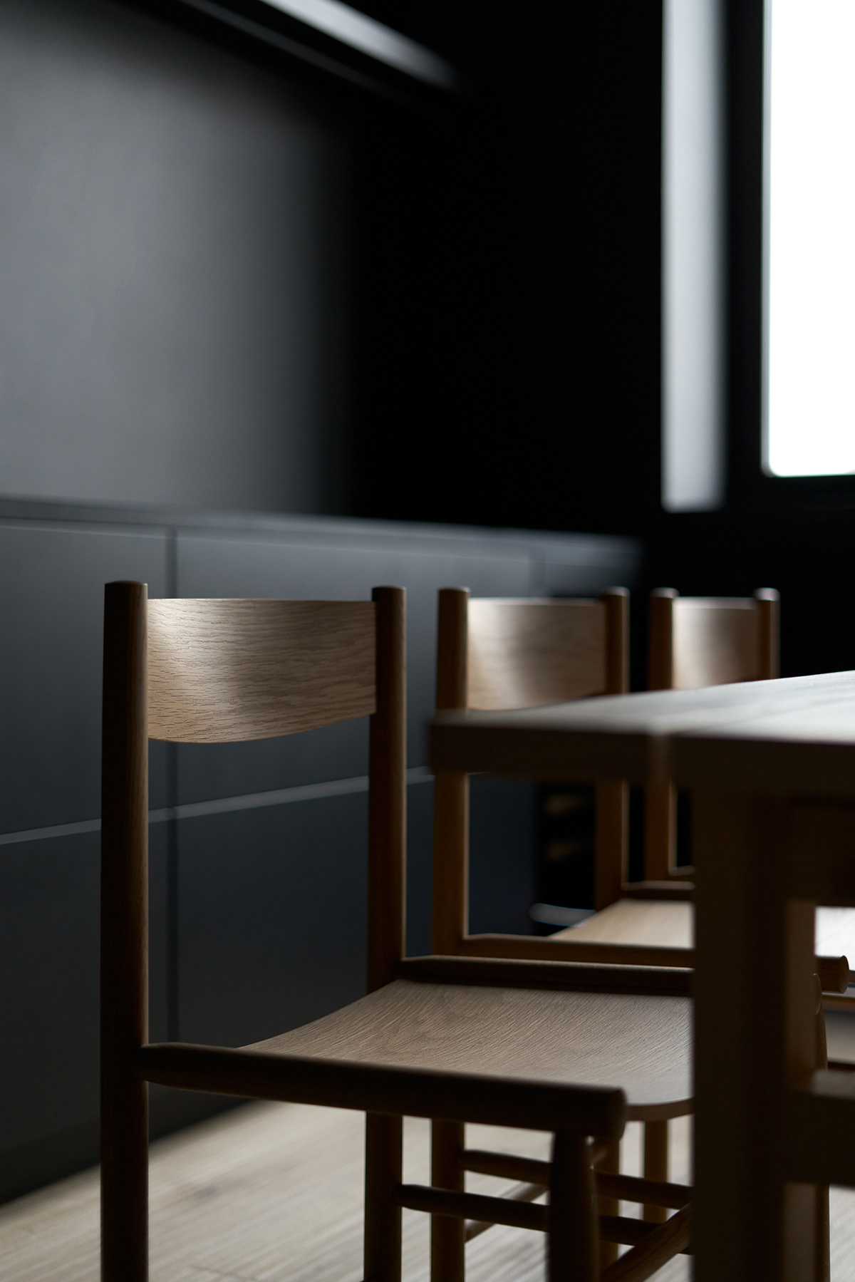 architecture black black interior interor design leicht Living Divani minimalist modern дизайн интерьера