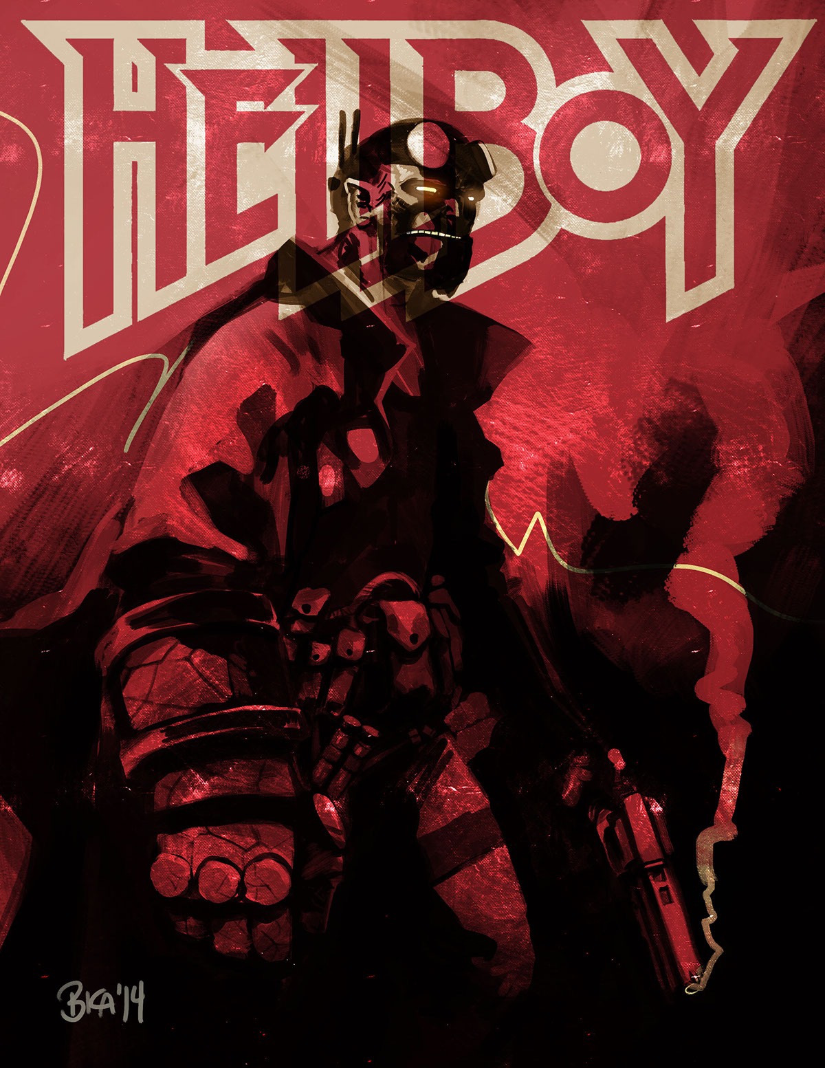 Hellboy fanart mignola