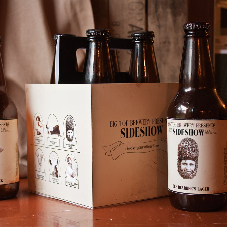 sideshow  beer Packaging beer