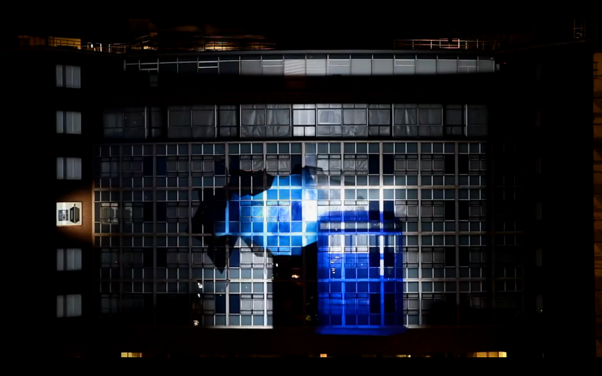 BBC  Projection mapping  animation