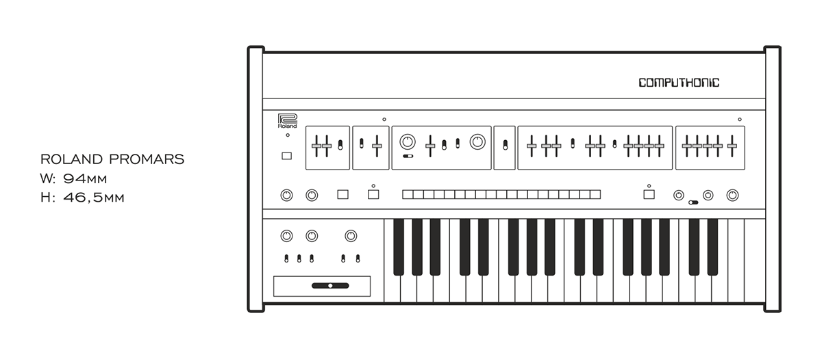 analog synths  synthesizers  Illustration  drawing  Music