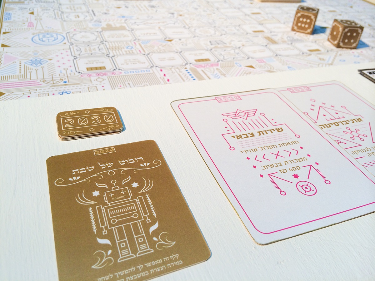 game israel future board game gold pink blue