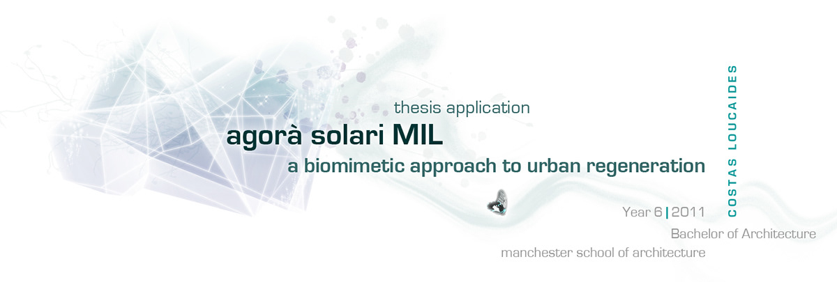 biomimicry Bioclimatics Urban Regeneration Solar Architecture market agora Digital Model montage milano