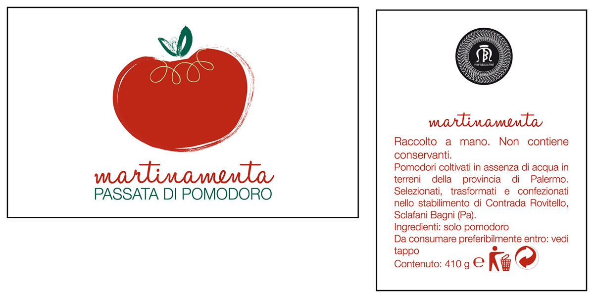 oil  tomato  tomato puree Illustrator naming  restyling  label