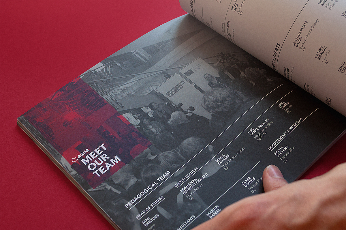 print Catalogue catalogo Eave Europe Cinema cine independiente indie Movies madrid luxembourg Paris book Printing