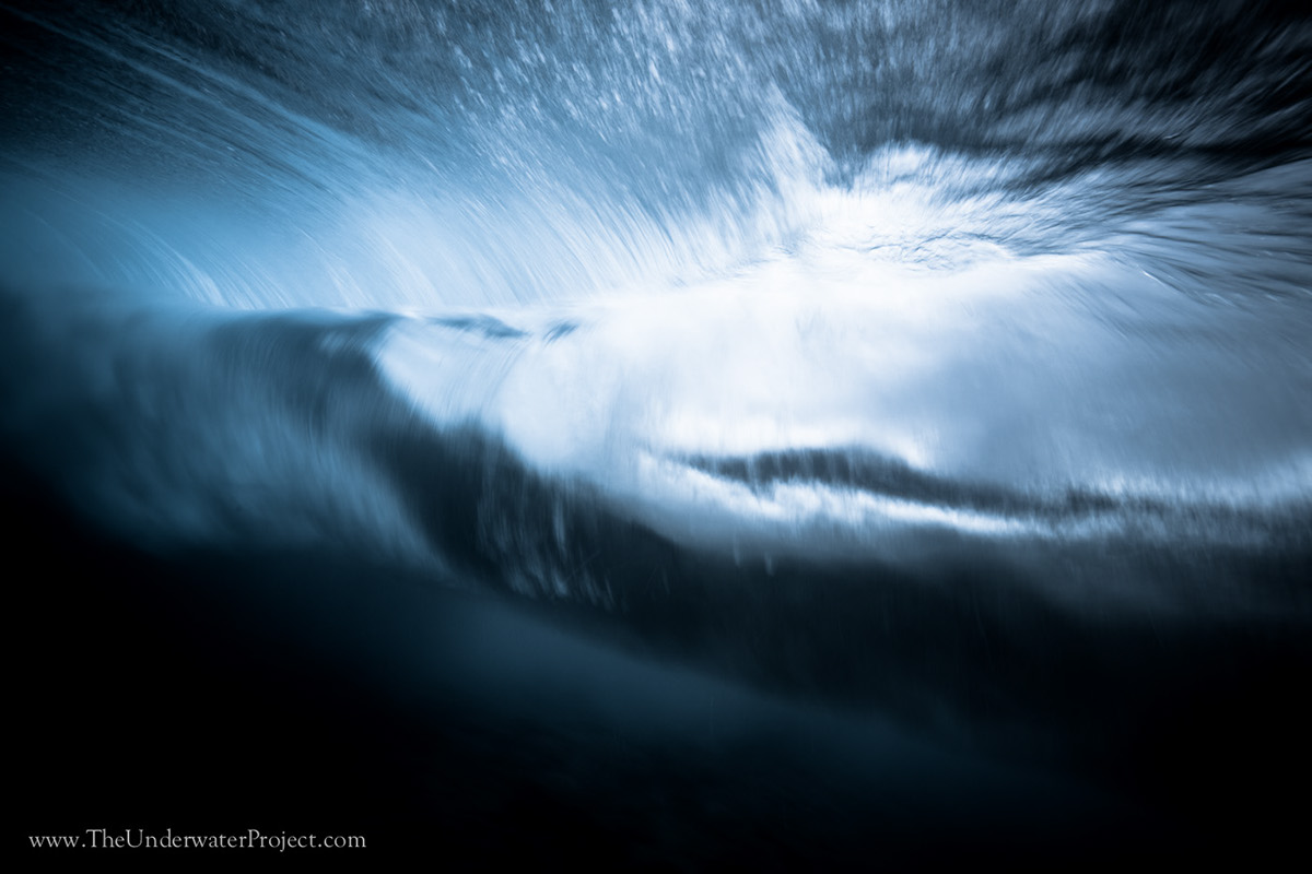 underwater  Photography  cook islands  creative  surf  Wave Ocean