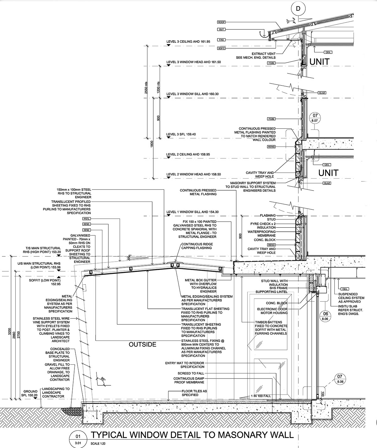 concept  construction  drawings  development applications  development approvals  detailing  schematic