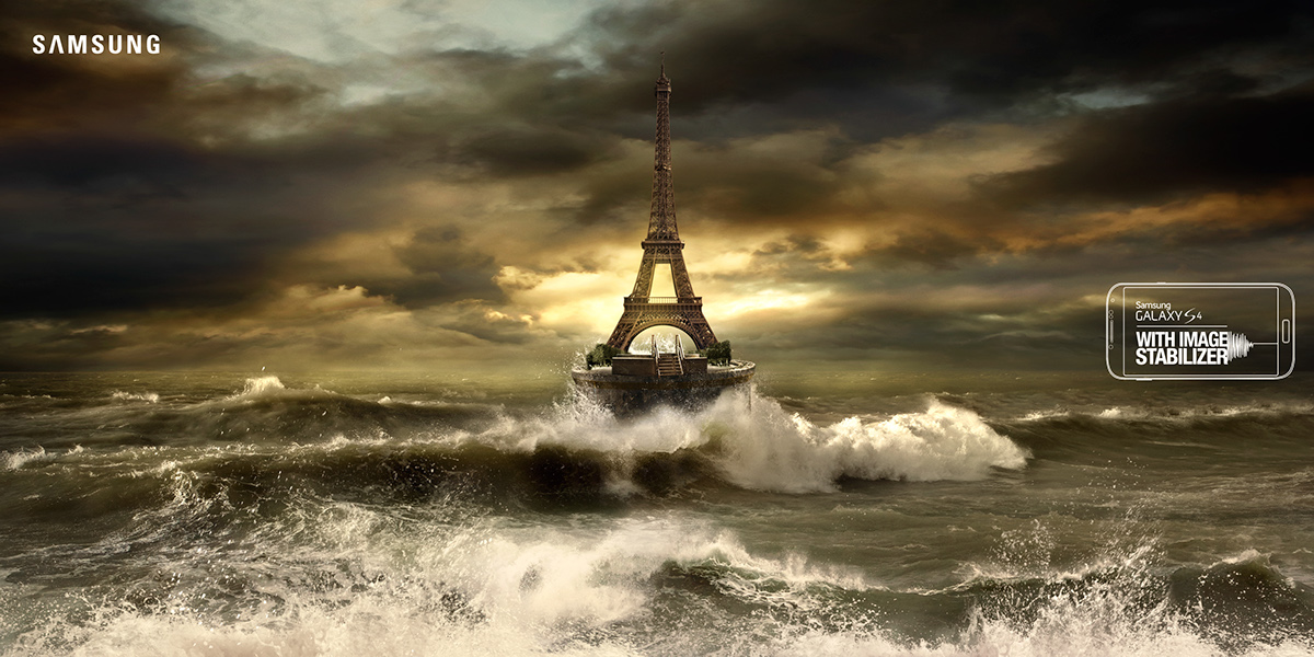 IMAGE STABILIZER Paris London OCEAN STATION OIL OCEAN SEA movement