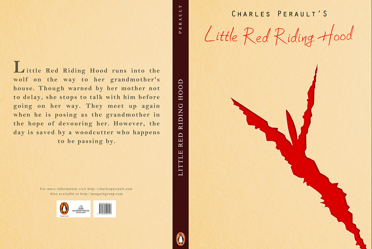 little red riding Charles Perrault book covers redesign Mao Alducente