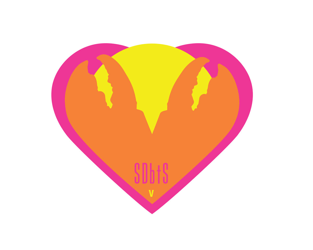 logo Logo Design endless summer orange pink yellow lobster sunset summer graphic event logo summer logo
