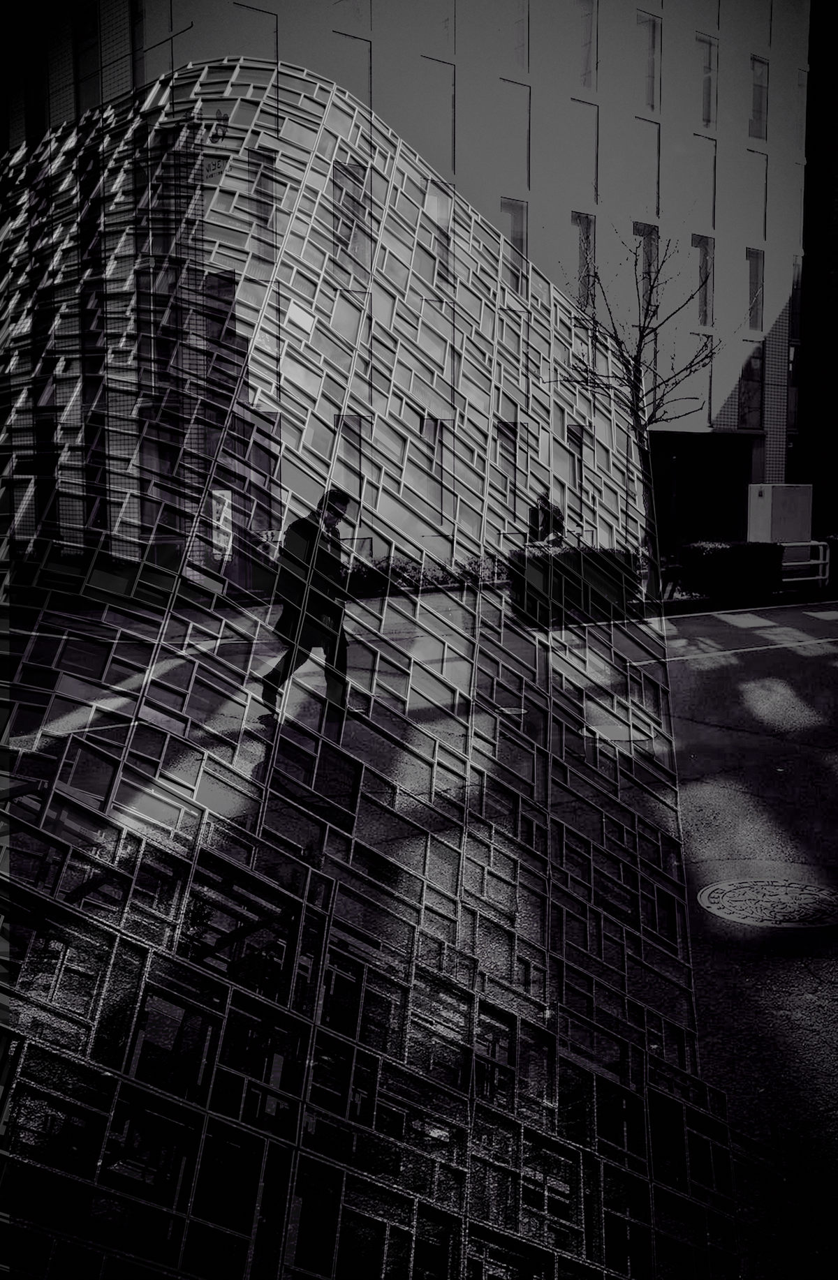 Architecture Photography black and white cityscape conceptual fine art manipulation people Photography  street photography imaginary