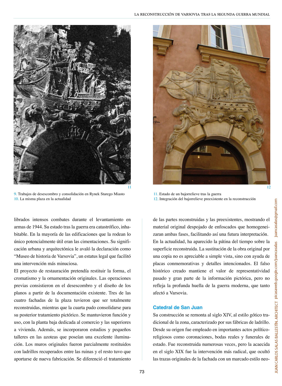 article reconstruction warsaw World war 2 restoration renovation