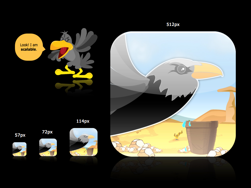 The Thirsty Crow iOS Game