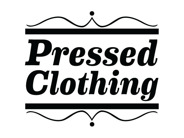 Pressed Clothing logo apparel branding  brand design graphic design 