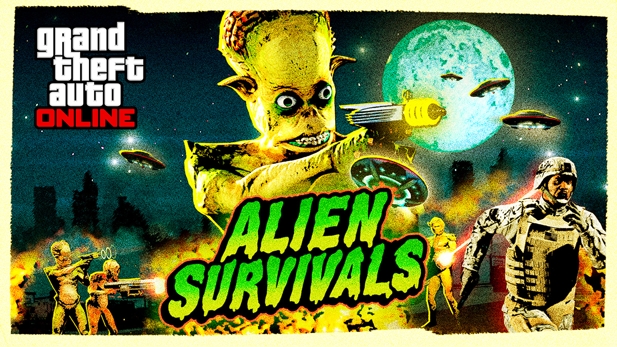 aliens Auto Games grand gta online posters Rockstar Theft Videogames