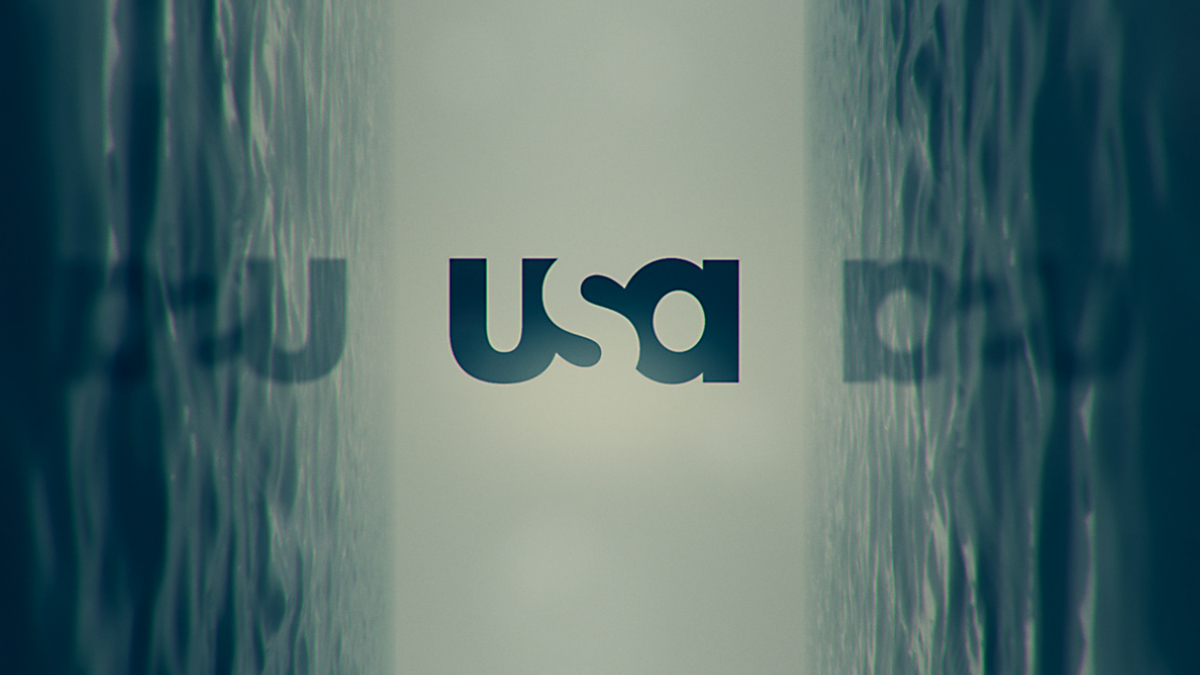 falling water motion graphics  design tv show usa USA Network usa television photoshop surreal broadcast