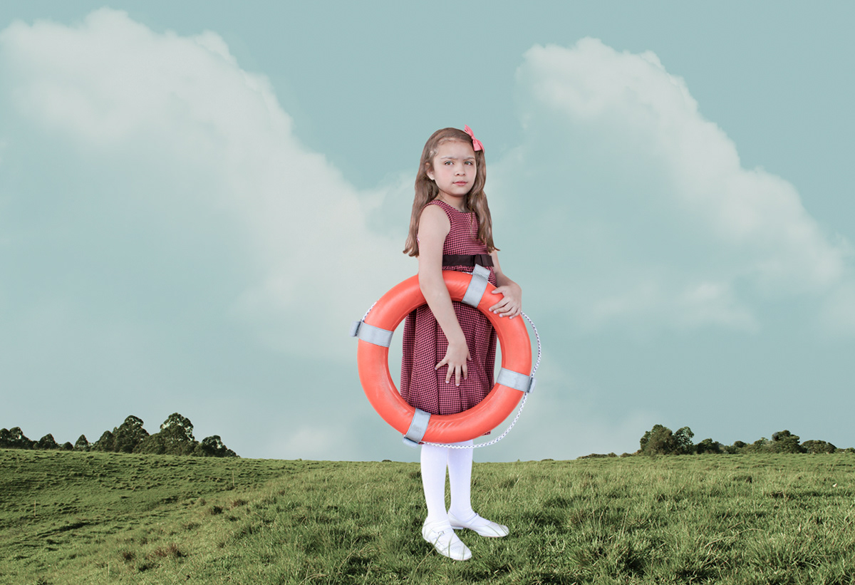loretta lux  infancia photoshop surrealismo niñas