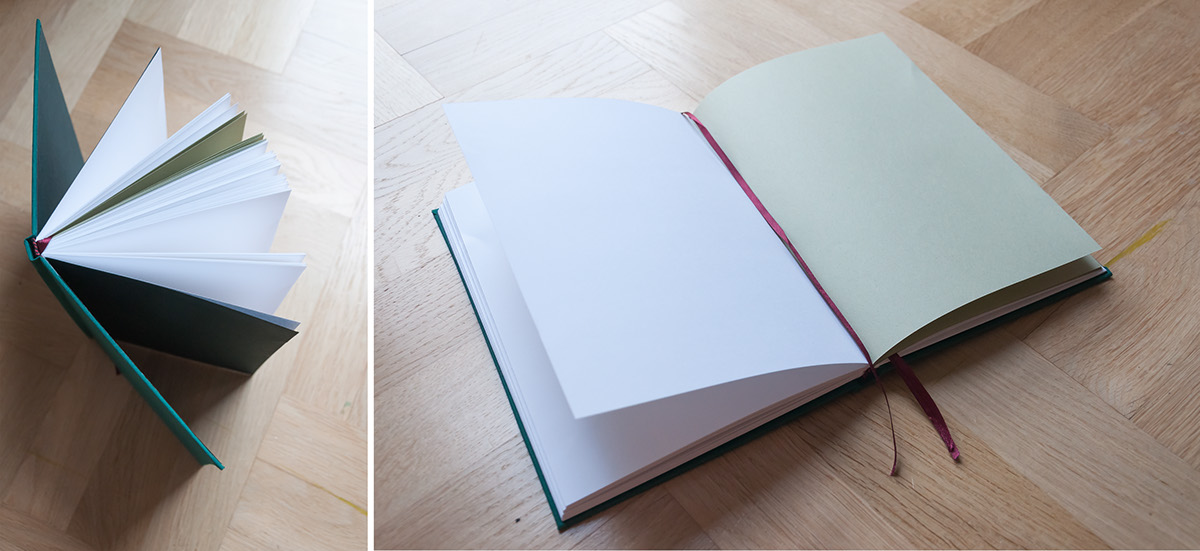 Bookbinding sketchbook notebook binding handmade stitch handmaking paper hardbound limpbinding