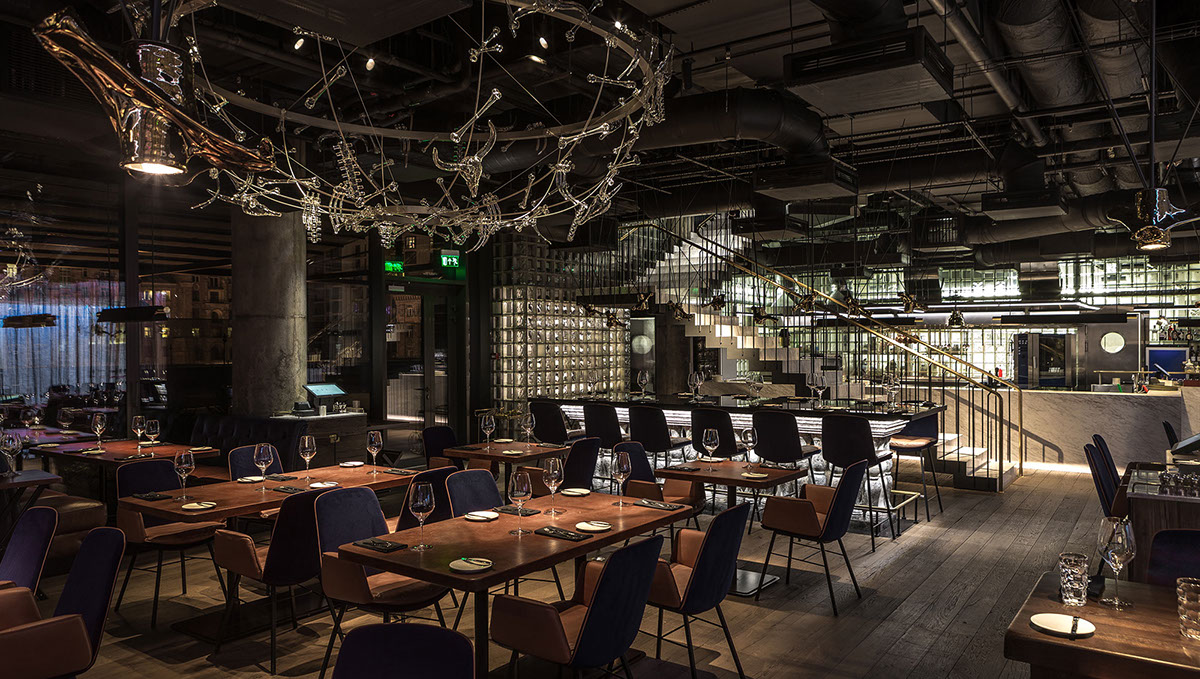 must tsum restaurant Steakhouse design Interior interiordesign yod yoddesignlab Kyiv