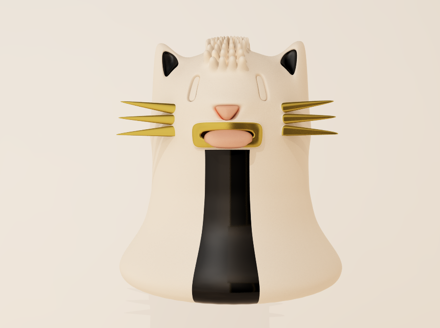 Cat c4d MrKat design toy sculpture Fun cute