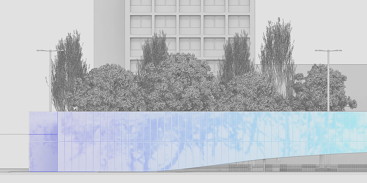 visualization design parametric 3D Render vray exterior Competition presentation collage