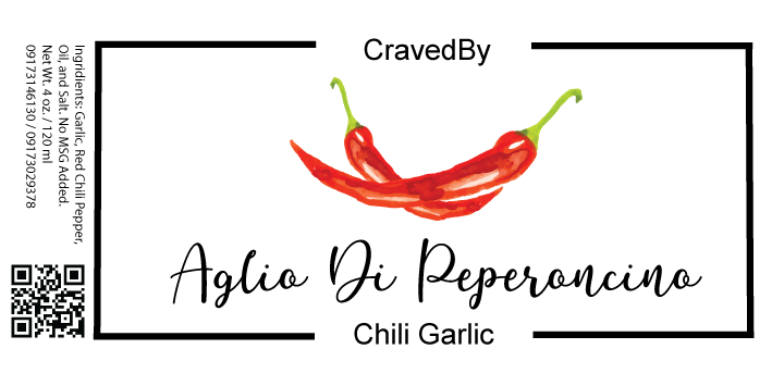 Chili Garlic graphic design  Label labelling Layout Packaging