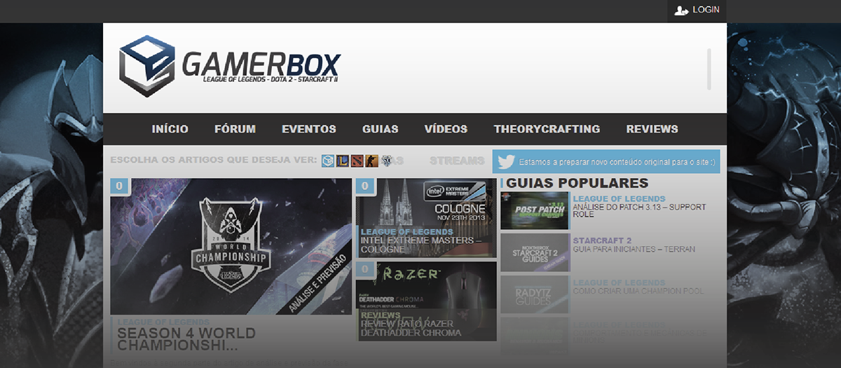 Gaming community Gaming Games Portugal news webportal