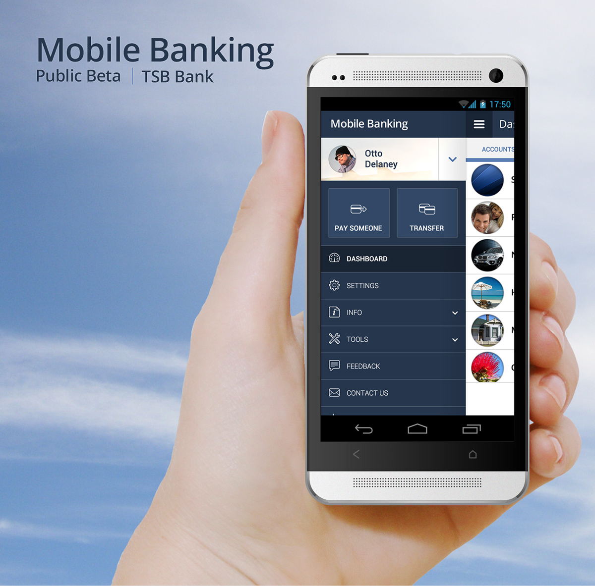 android finance banking app user experience User Interaction