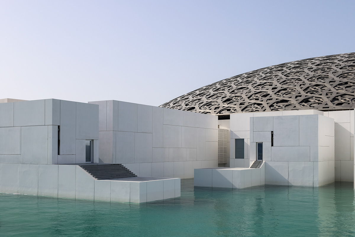 louvre Abu Dhabi UAE architecture Travel museum building