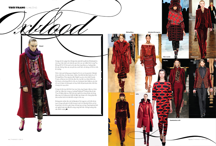 handwritten Fashion Trend Layout Design magazine