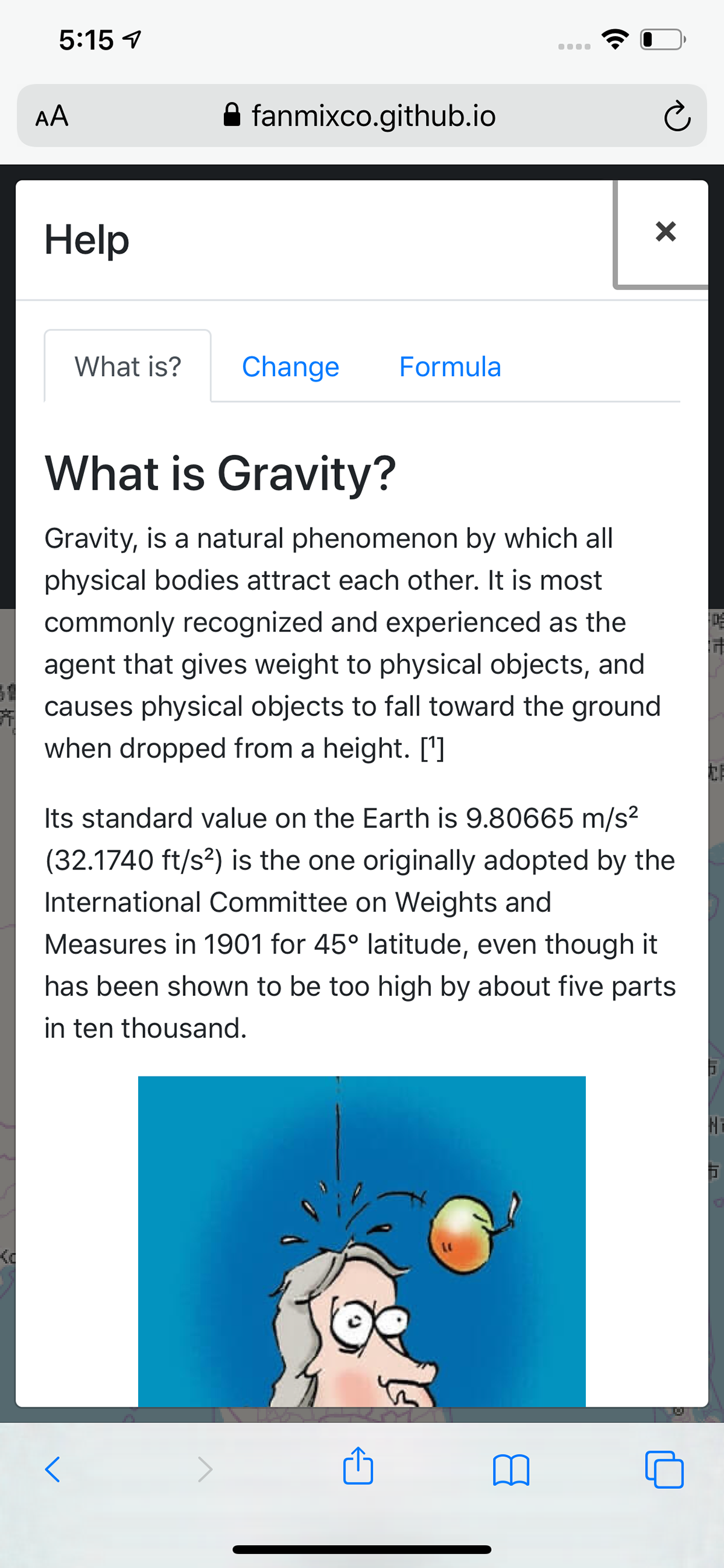 nasa Geo-Location angular gravity physics ios android app spaceapps hackathon
