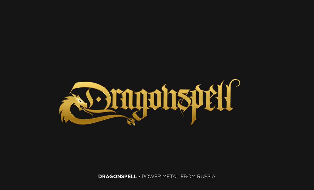 Calligraphy   dragon HeavyMetal logocalligraphy logos metal metalmusic music rock rocknroll