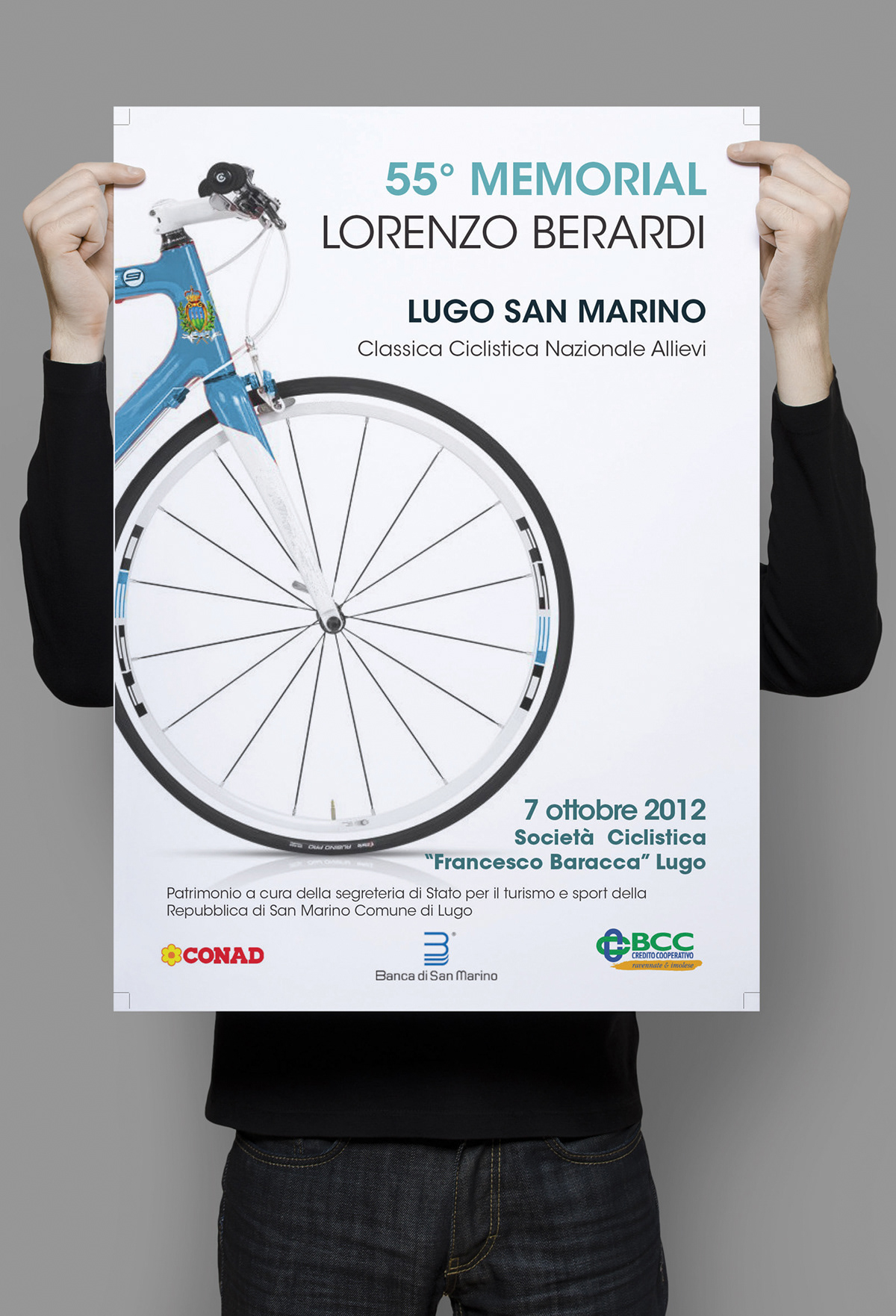 Manifesto memoriale ciclistico
