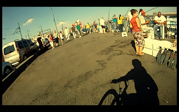 istanbul galata galata bridge gopro GoPro HD Hero Bike bosphorus ugur eren