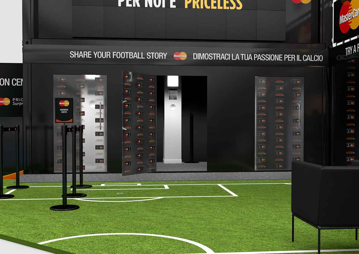 Adobe Portfolio mastercard 3D football