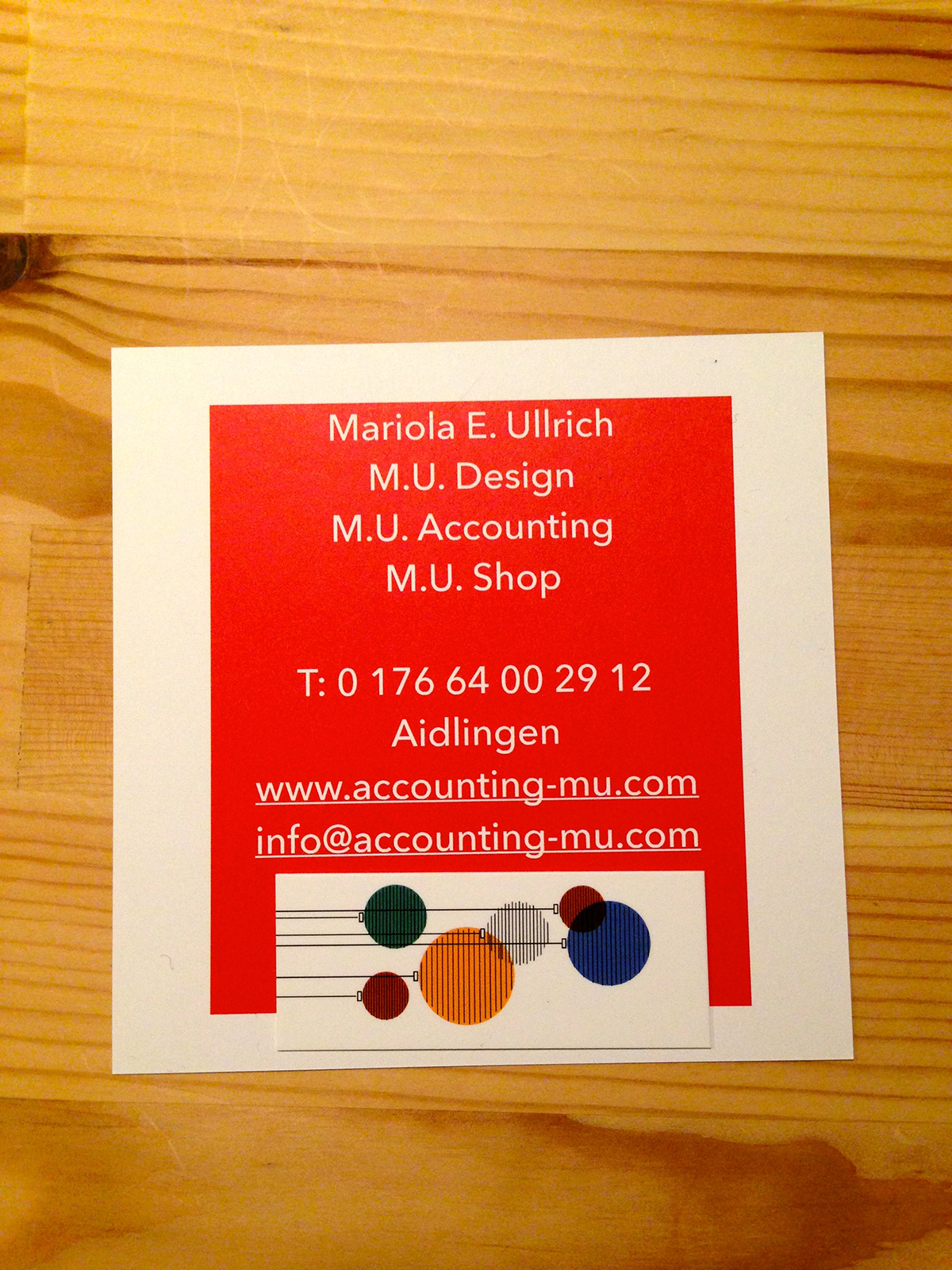 merry Christmas flyer business card
