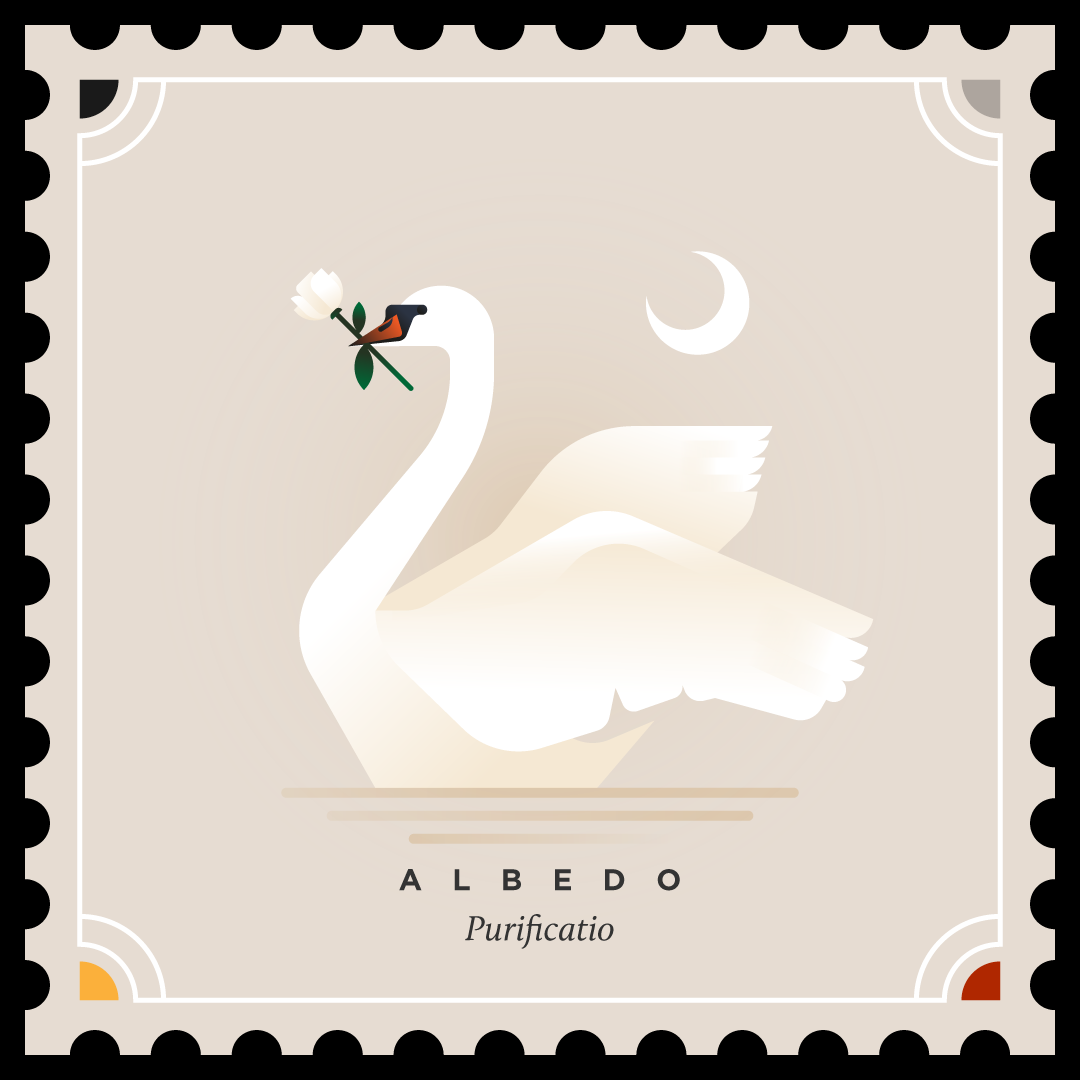 albedo alchemy birds citrinitas crow eagle fenix nigredo rubedo swan