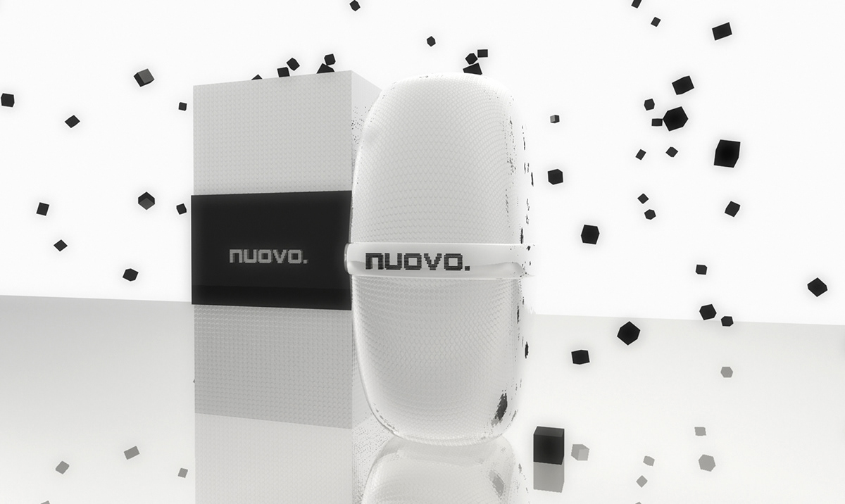 perfume bottle product nuovo matina papazaxaria design 3D