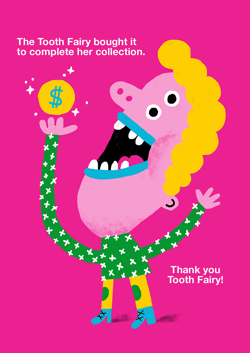 anorak magazine kid illustration colors luebert dot fairy tooth happy children