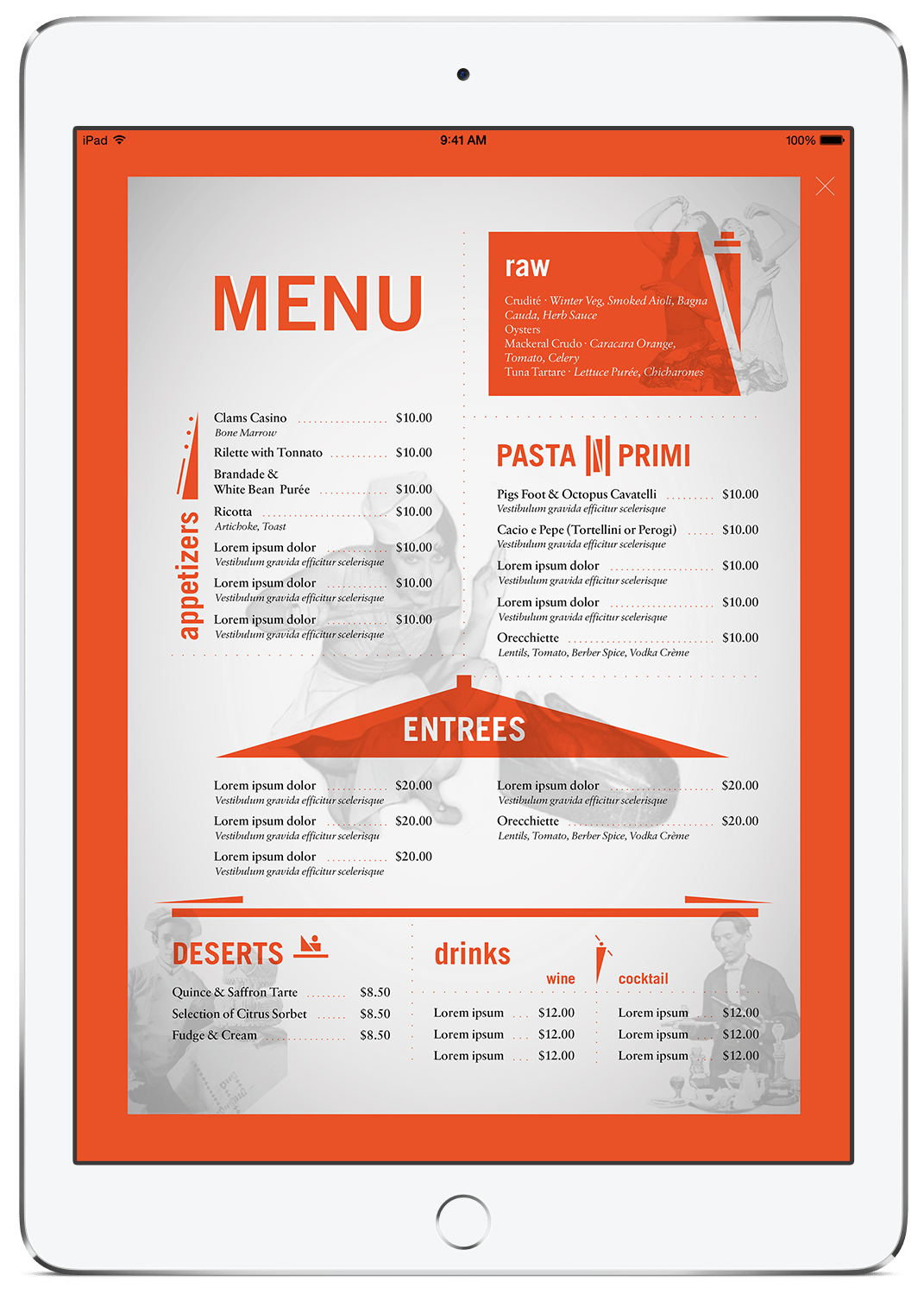restaurant Food  menu Web Design  collage ILLUSTRATION  graphic design  new york city