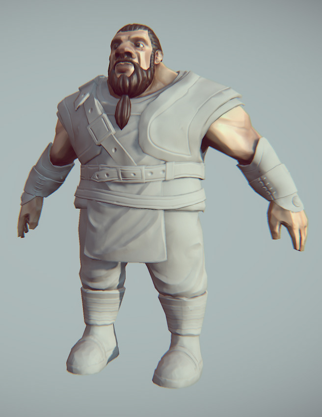 characters game Low Poly High Poly 3dsmax Zbrush Mudbox