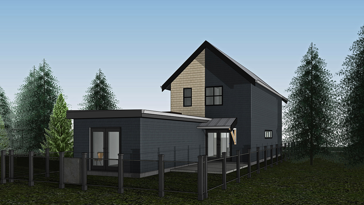architecture revit 3D 3D-modeling residential house architectural Autodesk design
