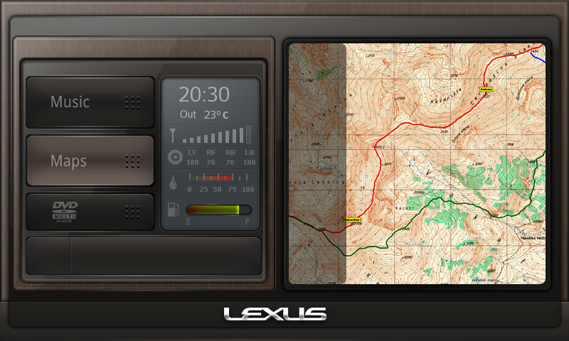 lorddarq GUI design Lexus